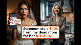 My Stepmom Stole My 40k Wedding Fund To Renovate Her Kitchen So I Sent Her To Jail