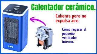 Cómo reparar un calefactor cerámico que no expulsa aire. ✅ Cómo reparar  ventilador del calefactor.