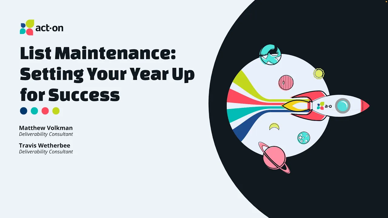 2023 Customer Power-Up Series - List Maintenance: Setting Your Year Up for Success (January)