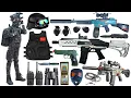Lagu Toy gun set unboxing, Thomson submachine gun, M416 assault rifle, electric Subron M4, sniper gun