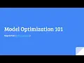 Model Optimization 101 GDG Cloud Pune