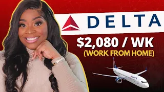 6 Remote Jobs Equipment Provided Delta Airlines Bonus Jobs