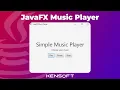 JavaFX Music Player Tutorial Learn how to create this in JavaFX