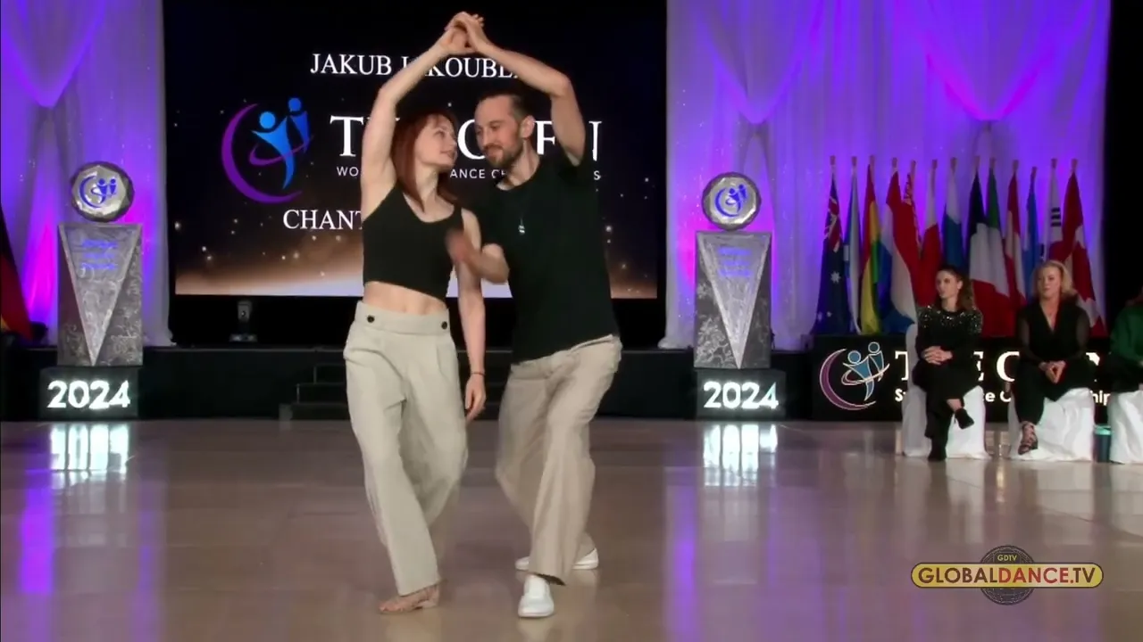 Jakub Jakoubek and Chantelle Pianetta - 5th Place Jack & Jill Swing - Champions - The Open 2024