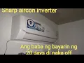 Sharp Jtech Inverter Electric bill test without turning off in 20 days 1 5 HP Model AH XS15VF