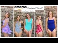 Amazon Swimsuit Haul One Piece swimsuits and Tankinis Try-on haul