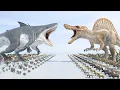 Lagu Aqua Rex vs Spinosaurus Dinosaur: Which Dinosaur Pack Can Control the Battlefield?