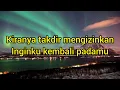 Gersang - Masih Aku Terasa (lirik)