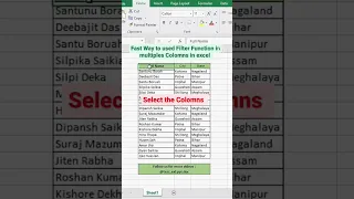 Fast way to you filter option in multiple columns