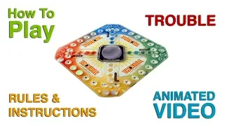 Trouble Board Game Rules Instructions Is Trouble like Ludo Learn How To Play Trouble The Game