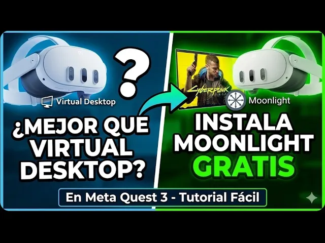 ¿Mejor que Virtual Desktop? Instala Moonlight en Meta Quest 3 GRATIS