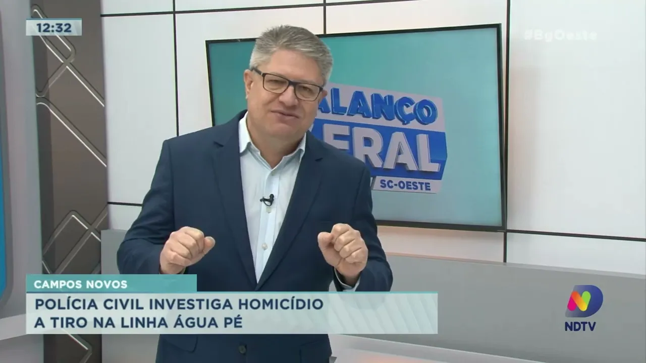 Polícia Civil investiga homicídio a tiro na Linha Água Pé