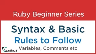 Ruby Tutorial - Ruby Syntax Basic Rules