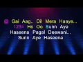 Saawan Mein Lag Gayi Aag - Orignal Mika Singh - HD Karaoke With Scrolling Lyrics