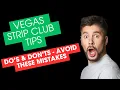 Las Vegas Strip Club Etiquette Do s Don ts - Avoid These Mistakes