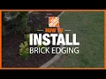 How to Install Brick Edging with ThriftDiving The Home Depot