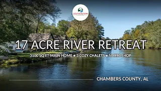 Chattahoochee 17-Acre Riverfront Retreat with Income Potential