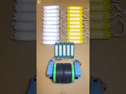 Twin Metal Gear Motor To Start 20 + 5 COB LED Light• Dc Motor