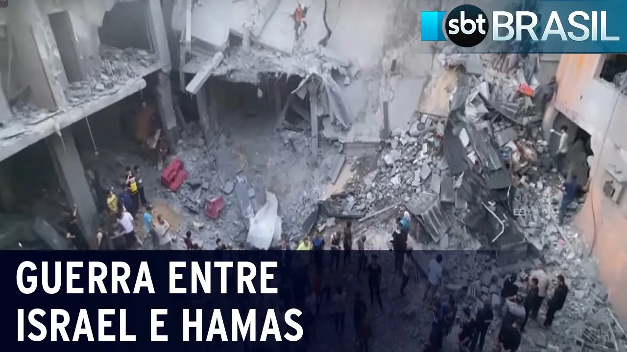 Israel confirma que há 203 pessoas reféns do grupo Hamas | SBT Brasil (19/10/23)