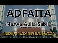 Download Lagu Sholawat ADFAITA | Naswa Aulia Sabila - Lirik Sholawat Latin