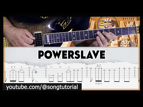 Download MP3 Powerslave | FULL TAB | Iron Maiden Cover | Guitar Lesson