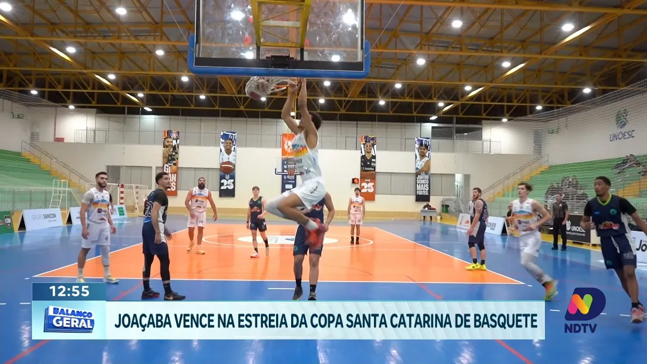 Copa Santa Catarina de Basquete: Oeste representado por Joaçaba, Videira e Concórdia