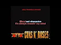 Download Lagu Guns N' Roses - Bad Obsession [Karaoke]