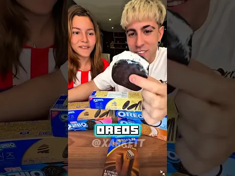 Probando las mejores oreos del mundo con mi amigo Alejo Igoa 🍪 #shorts