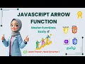 JavaScript Arrow Functions Explained in Tamil Master ES6 Functions Easily