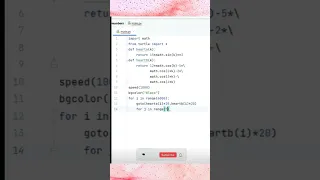 Heart Shape Pattern Turtle Graphics Design using Python python