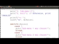 C basics Menu Part 2