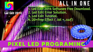 Download Pixel Led Programming Software Free Download || Led Edit 2014 Tutorial In Bangla || Hi-Tech Gallery MP3