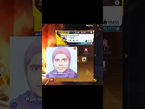 🤣YouTuber name on my id 💀 #freefire #gaming