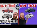 The CAR WIZARD shares the top Full size ton Gas TRUCKS TO Buy NOT to Buy