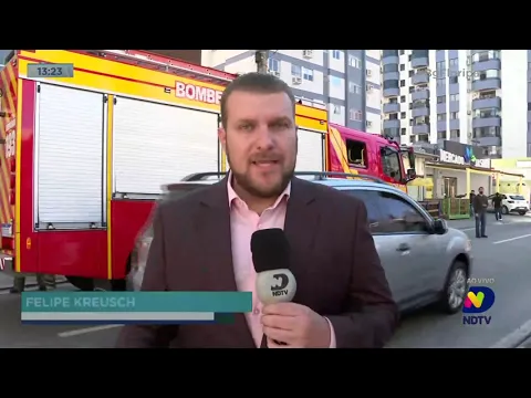 Bombeiros combatem princípio de incêndio em restaurante de Florianópolis