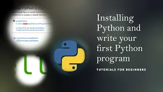 Installing Python and writing your first Python script with IDLE