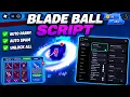 Blade Ball Script - FREE Unlock All Sword Auto Parry Auto Spam Ai Play Skin Changer More