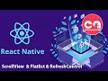 React Native ile ScrollView Flatlist ve RefreshControl Kullanma