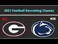 2021 NCAA Football Recruiting Rankings I Who has the best class in the nation