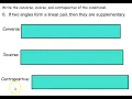 HGeom Conditional Statements Notes