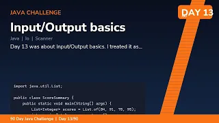 basics - Day Java Challenge
