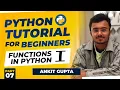 Functions in Python Part-1 Python Tutorial for Beginners Learn Python Functions Gate at Zeal