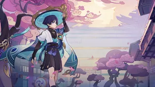 2K Background wallpaper Scaramouche Wanderer Genshin ver 3 3
