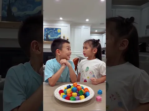 Kids Sharing Building Blocks