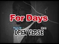 Melvitto, AYOMIPO - For Days (OPEN VERSE) Instrumental Beat + Hook by Robot Allog Beats