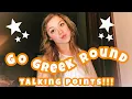 Go Greek Round Talking Points for Sorority Rush University of Tennessee Knoxville