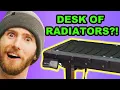 The Desk Made of Radiators can cool ANYTHING