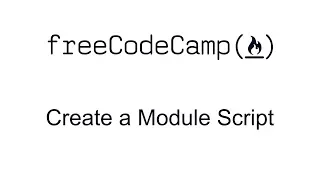 ES6 - Create a Module Script