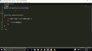 how to pass an array in function php Learn php