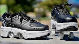 RETRACTABLE ROLLER SKATES